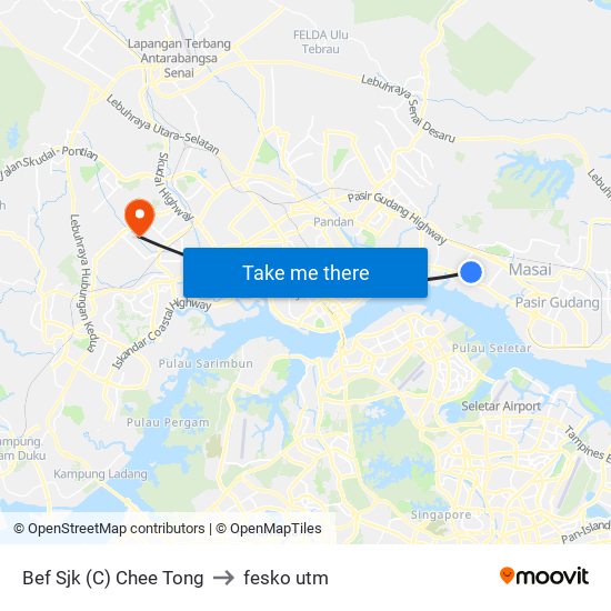 Bef Sjk (C) Chee Tong to fesko utm map