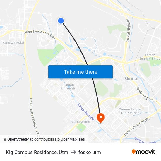 Klg Campus Residence, Utm to fesko utm map