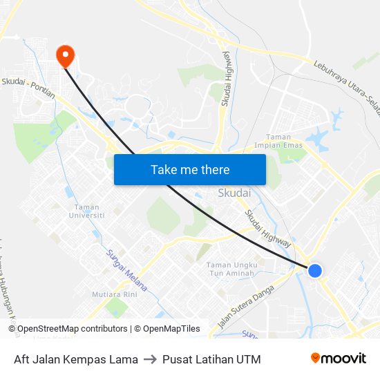 Aft Jalan Kempas Lama to Pusat Latihan UTM map