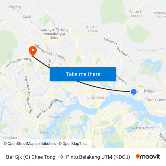 Bef Sjk (C) Chee Tong to Pintu Belakang UTM (KDOJ) map