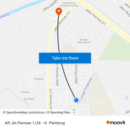 Aft Jln Permas 1/24 to Plentong map