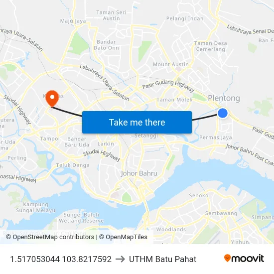 1.517053044	103.8217592 to UTHM Batu Pahat map