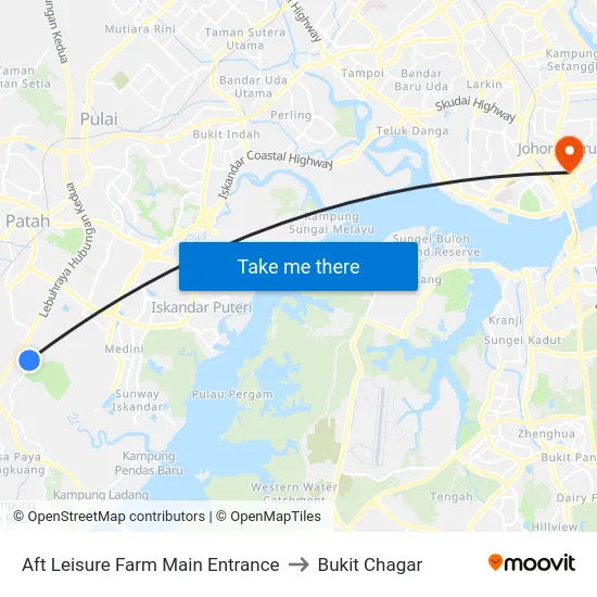 Aft Leisure Farm Main Entrance to Bukit Chagar map