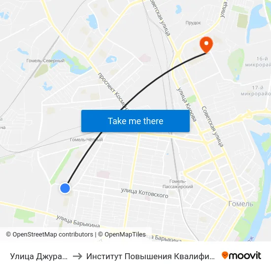 Улица Джураева to Институт Повышения Квалификации map