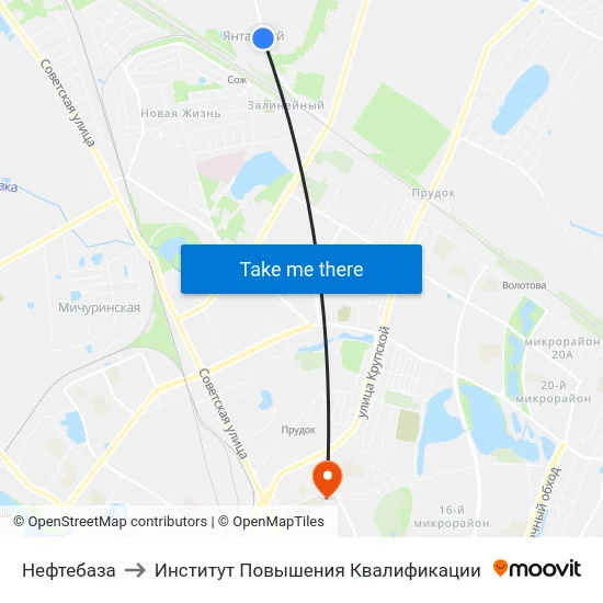 Нефтебаза to Институт Повышения Квалификации map