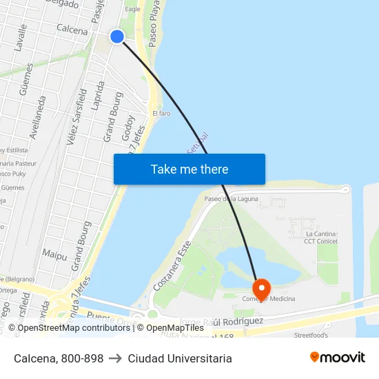 Calcena, 800-898 to Ciudad Universitaria map