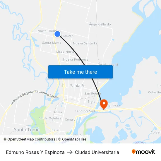 Edmuno Rosas Y Espinoza to Ciudad Universitaria map