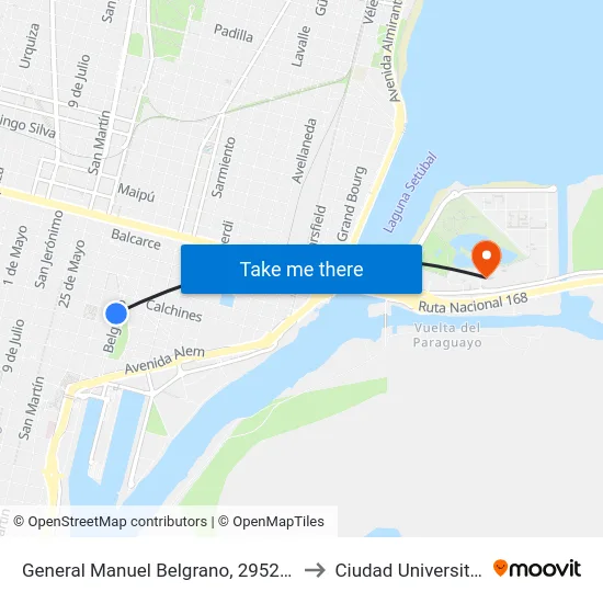 General Manuel Belgrano, 2952-2998 to Ciudad Universitaria map