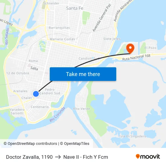 Doctor Zavalla, 1190 to Nave II - Fich Y Fcm map