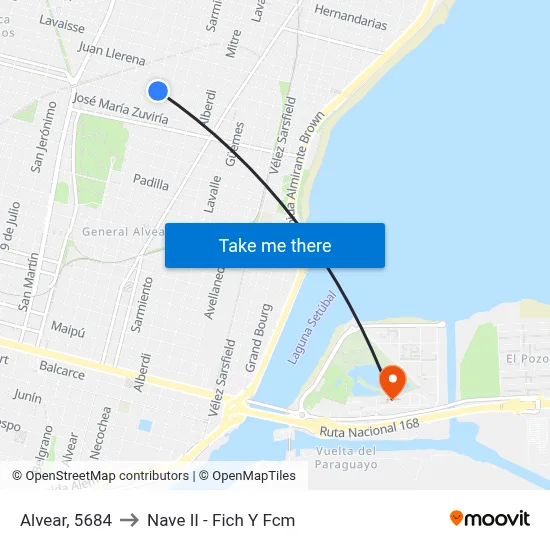 Alvear, 5684 to Nave II - Fich Y Fcm map