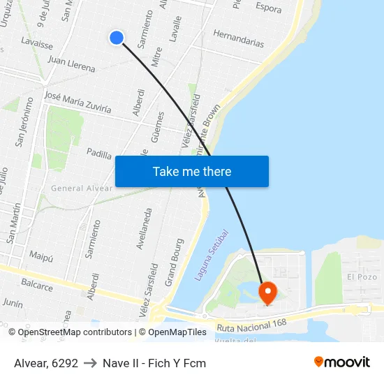 Alvear, 6292 to Nave II - Fich Y Fcm map