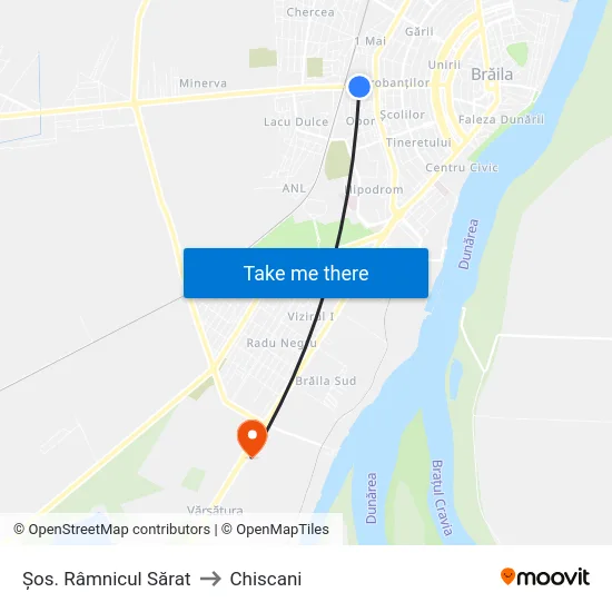 Șos. Râmnicul Sărat to Chiscani map