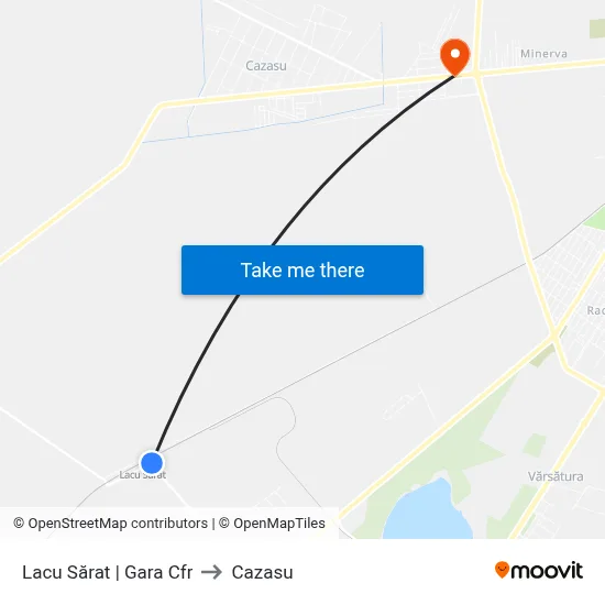 Lacu Sărat | Gara Cfr to Cazasu map