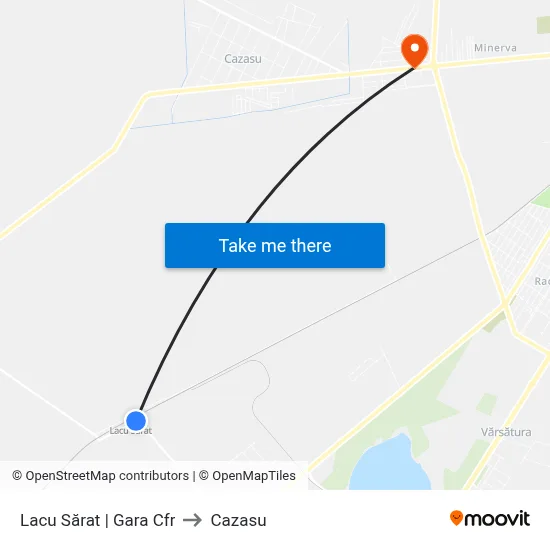 Lacu Sărat | Gara Cfr to Cazasu map