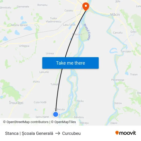 Stanca | Școala Generală to Curcubeu map