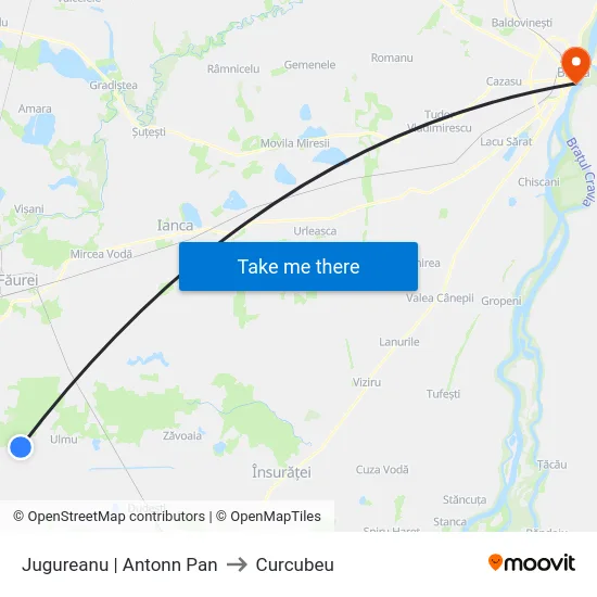 Jugureanu | Antonn Pan to Curcubeu map