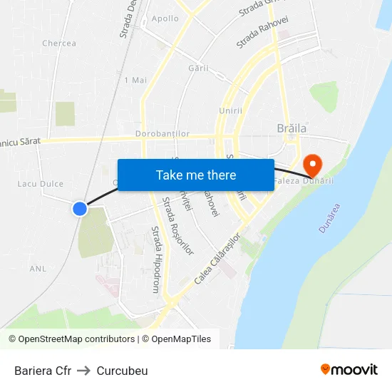 Bariera Cfr to Curcubeu map
