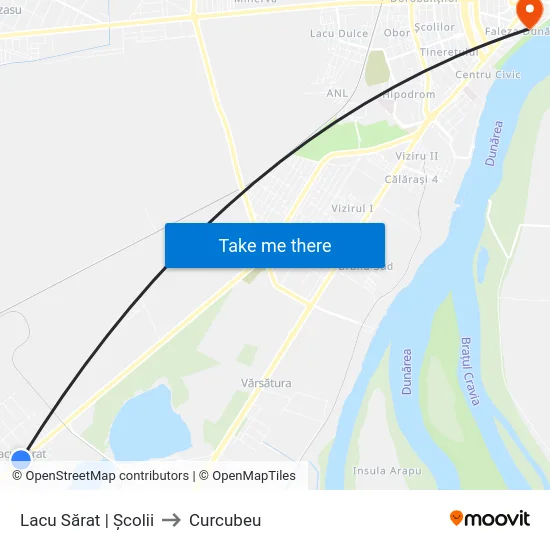 Lacu Sărat | Școlii to Curcubeu map