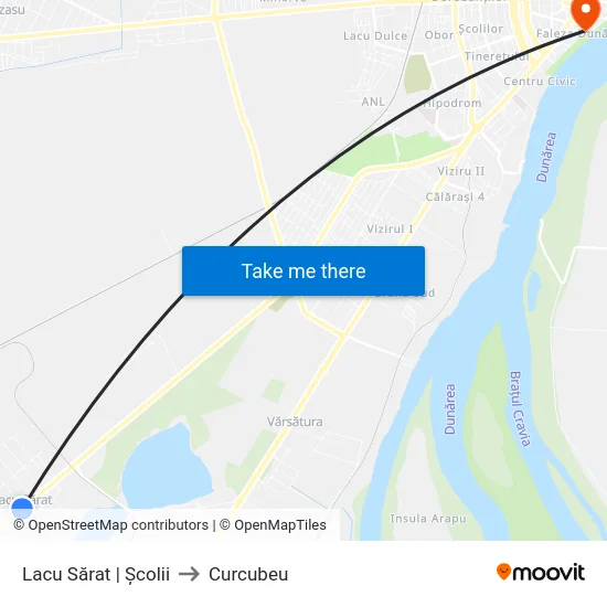 Lacu Sărat | Școlii to Curcubeu map