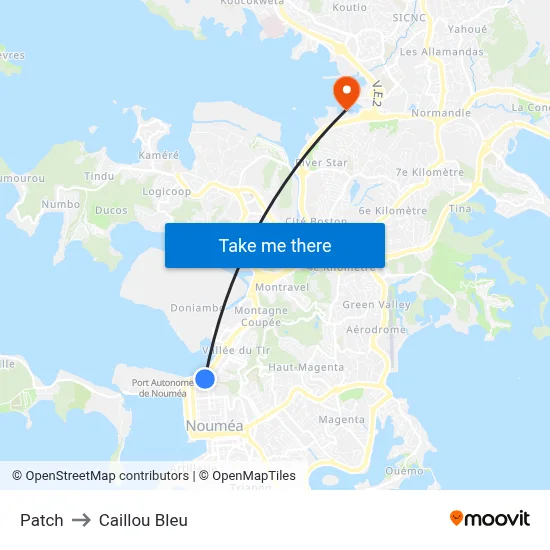 Patch to Caillou Bleu map