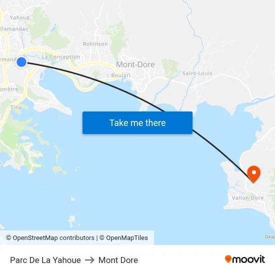 Parc De La Yahoue to Mont Dore map