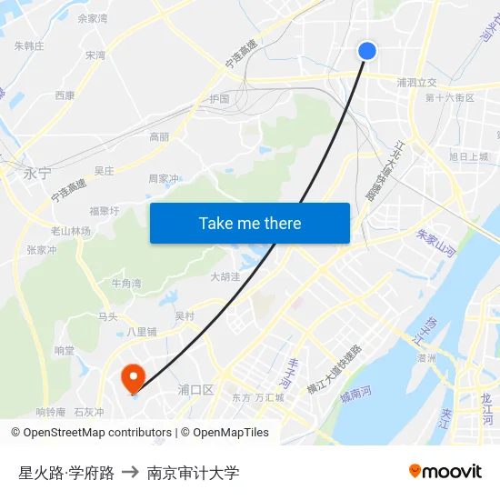 星火路·学府路 to 南京审计大学 map