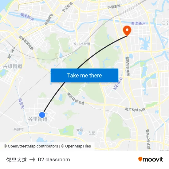 Neighborhood Avenue to D2 classroom map