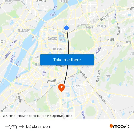 Cross Street to D2 classroom map