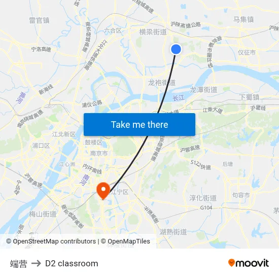 Duanying to D2 classroom map