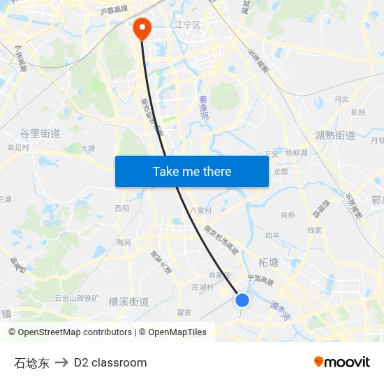 Shidi East to D2 classroom map