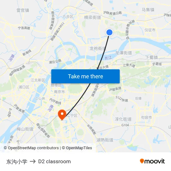 Donggou Elementary School to D2 classroom map