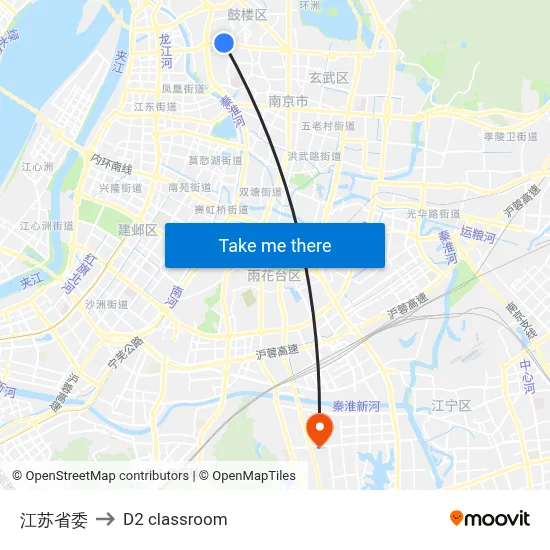 Jiangsu Provincial Committee to D2 classroom map