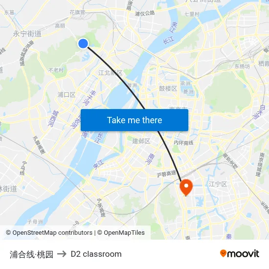 Puhe Line & Taoyuan to D2 classroom map