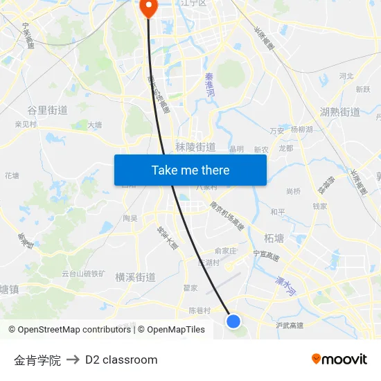 Jinken College to D2 classroom map