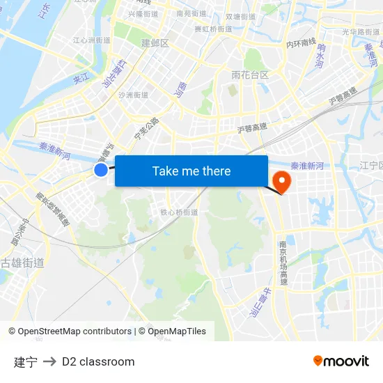 Jianning to D2 classroom map
