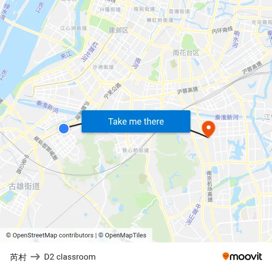 Rui Village to D2 classroom map