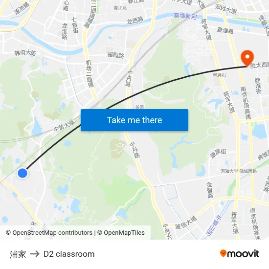 Pujia to D2 classroom map