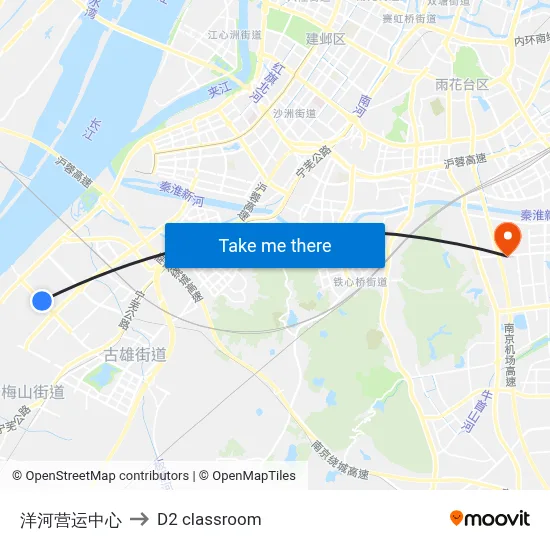 Yanghe Operations Center to D2 classroom map