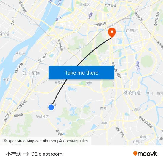 Little Lotus Pond to D2 classroom map