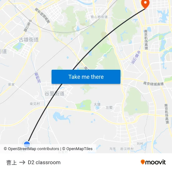 Cao Upper to D2 classroom map