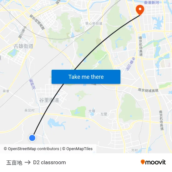 Wumu Di to D2 classroom map