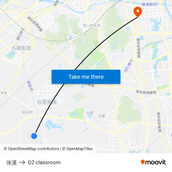 Zhangxi to D2 classroom map