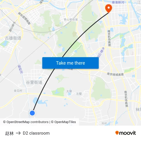 Zhao Lin to D2 classroom map