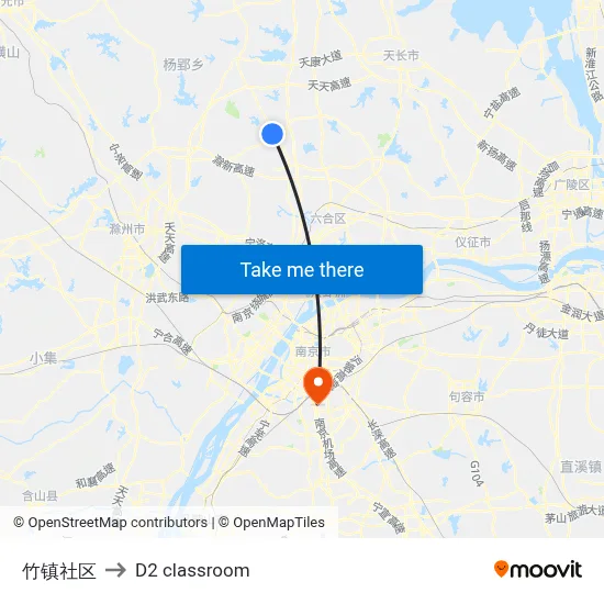 Zhuzhen Community to D2 classroom map