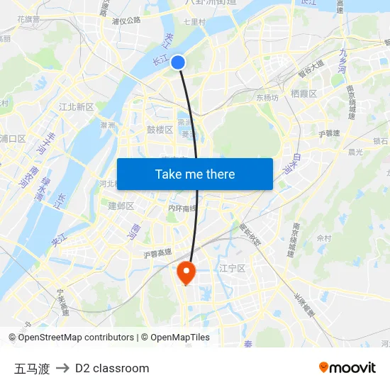 Wuma Ferry to D2 classroom map