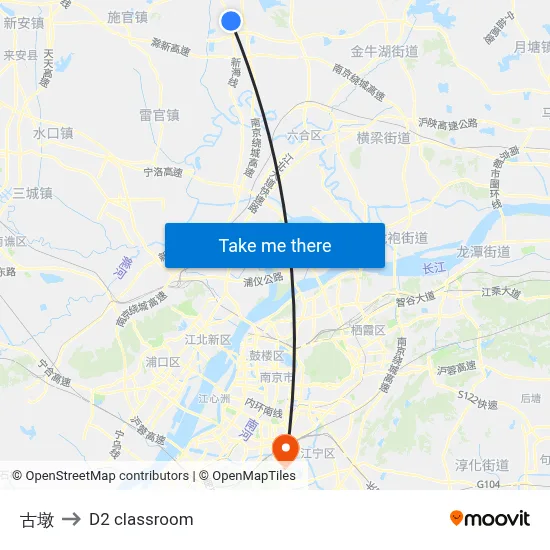 Gudun to D2 classroom map