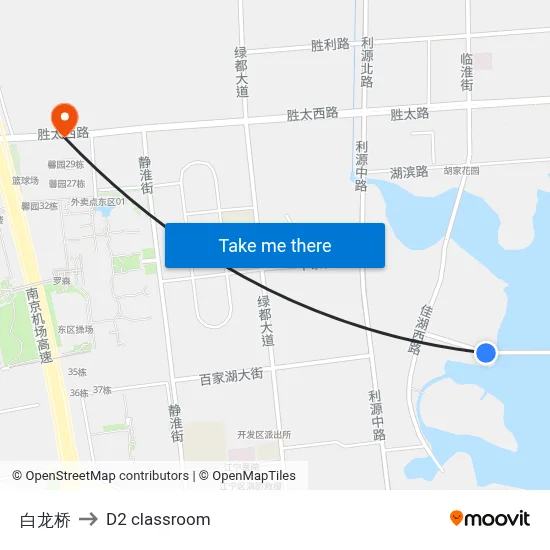 White Dragon Bridge to D2 classroom map