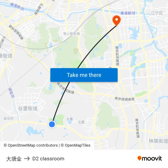 Datang Jin to D2 classroom map
