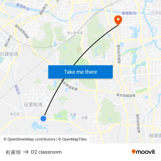 Dujia Dam to D2 classroom map