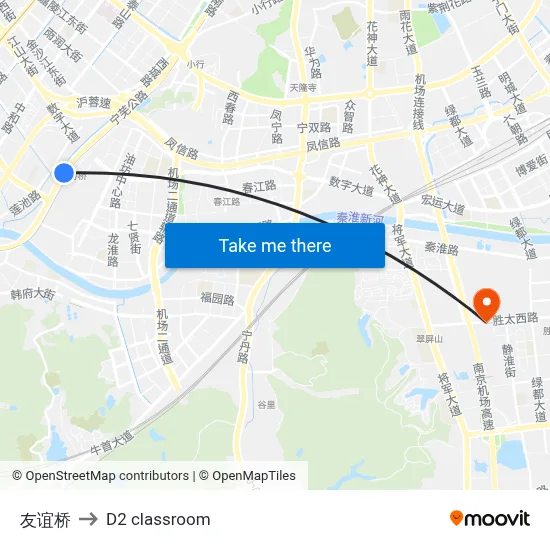 Friendship Bridge to D2 classroom map